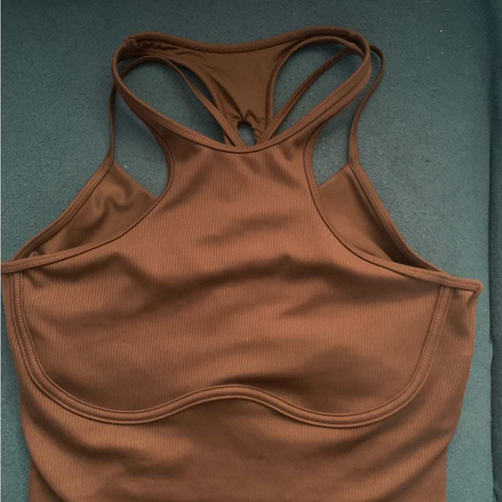 Alo Yoga Ribbed Airlift Enchanted Bra Tank